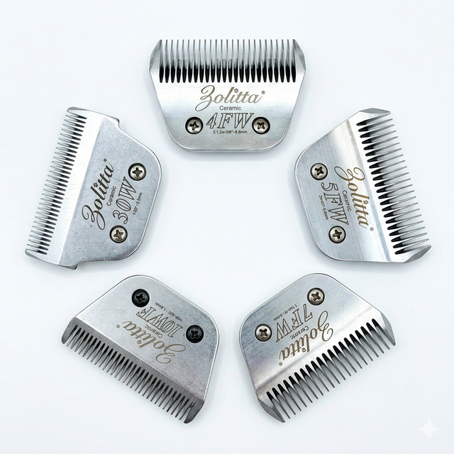 Zolitta Ceramic Clipper Blades Set