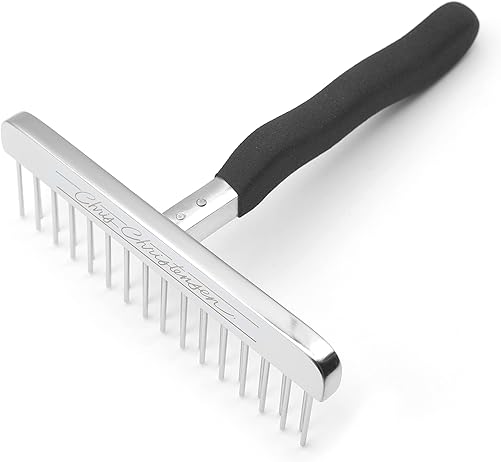 Chris Christensen Bathing T-Rake, 1 1/4 in Staggered Pins, 