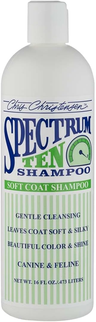 Chris Christensen Spectrum Ten Dog Shampoo, Groom Like a Professional