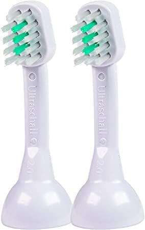 Emmi-pet Ultrasound Bristle-Head Attachments to Clean Pets' Teeth and Gums (Small Head Size, Set of 2)