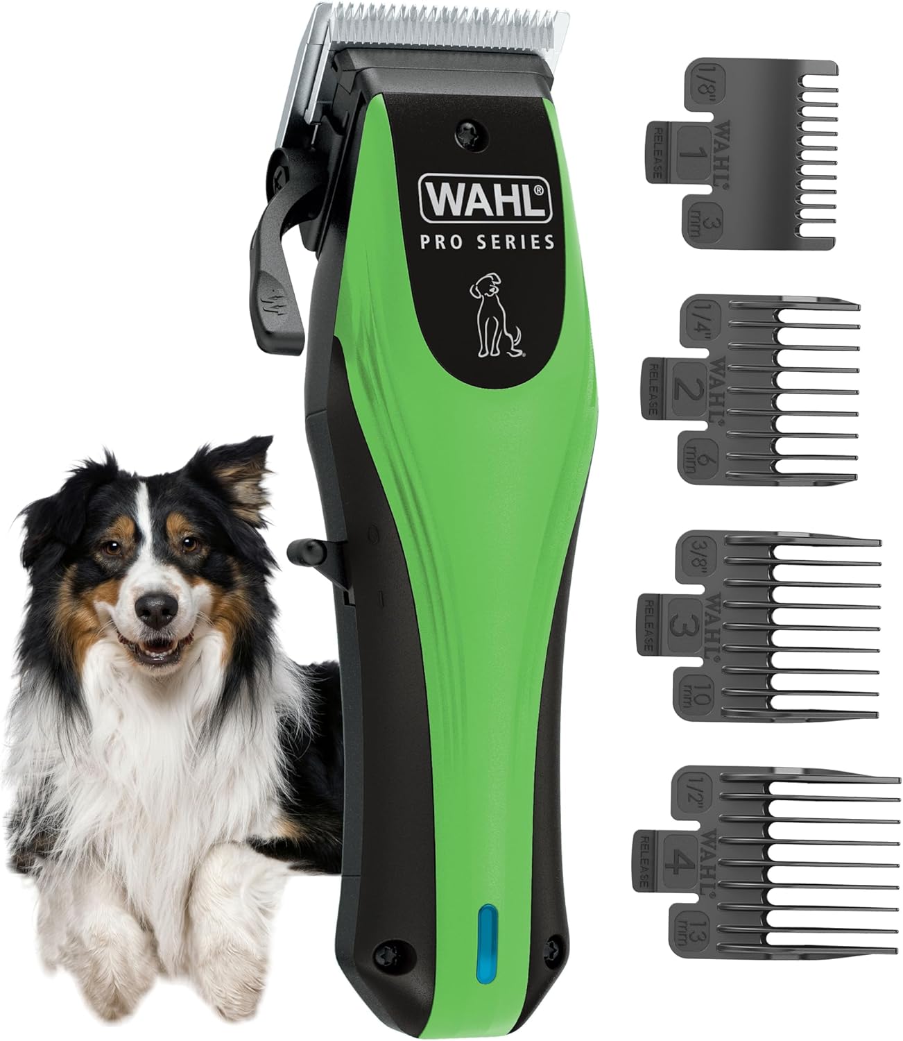 Wahl Pro Series Lithium-Ion Cordless Dog Grooming Kit – Rechargeable, Heavy-Duty Dog Clippers for Thick Coats 