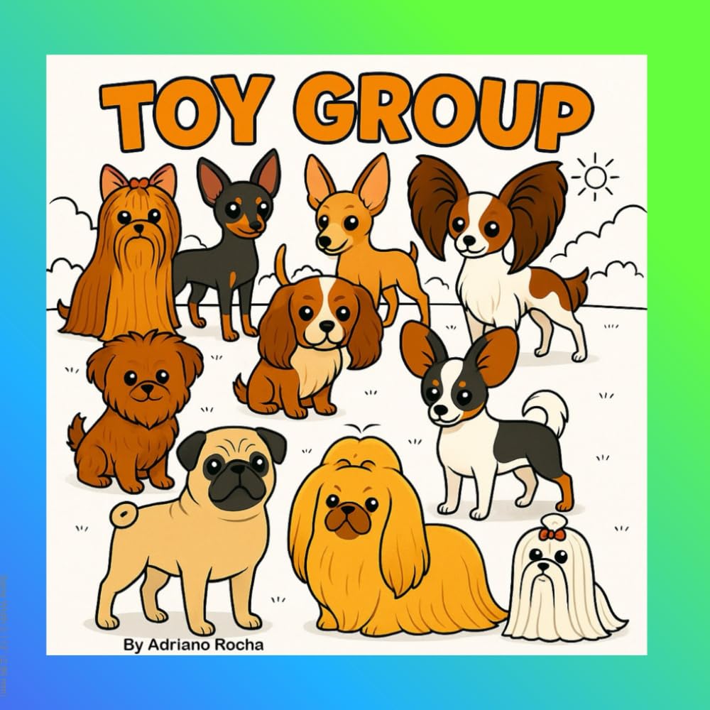 oy Group Coloring book: Discover the cutest dog breeds in the world with this fun and relaxing Toy Group Coloring Book, featuring all 23 Toy Breeds ... dog lovers, and beginners