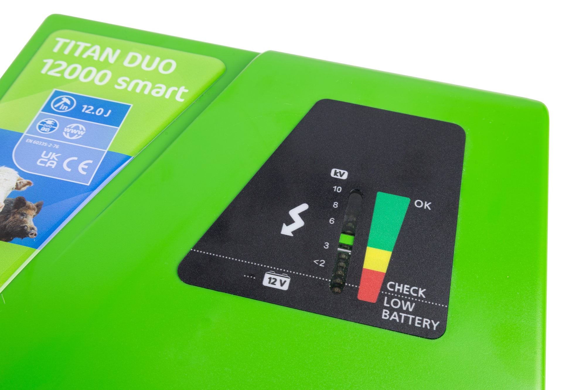 Elektrinis piemuo TITAN DUO 12000 Smart, 12 J, Kerbl 392518