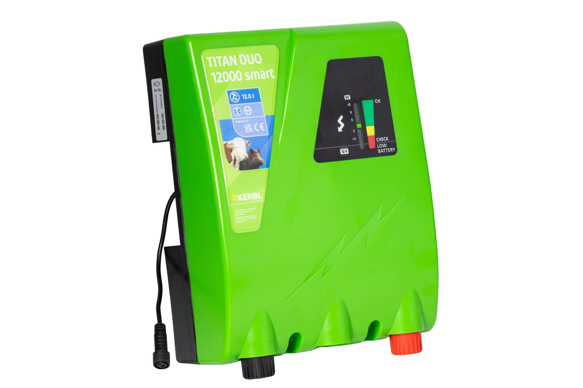 Elektrinis piemuo TITAN DUO 12000 Smart, 12 J, Kerbl 392518