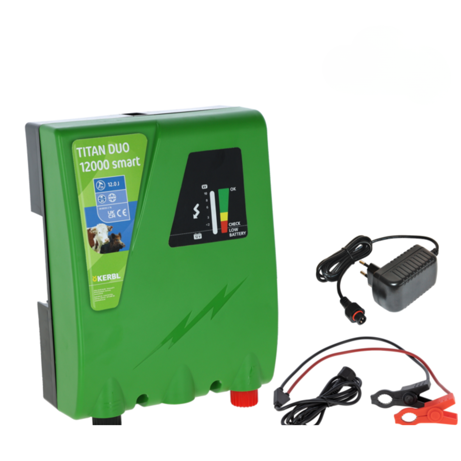 Elektrinis piemuo TITAN DUO 12000 Smart, 12 J, Kerbl 392518