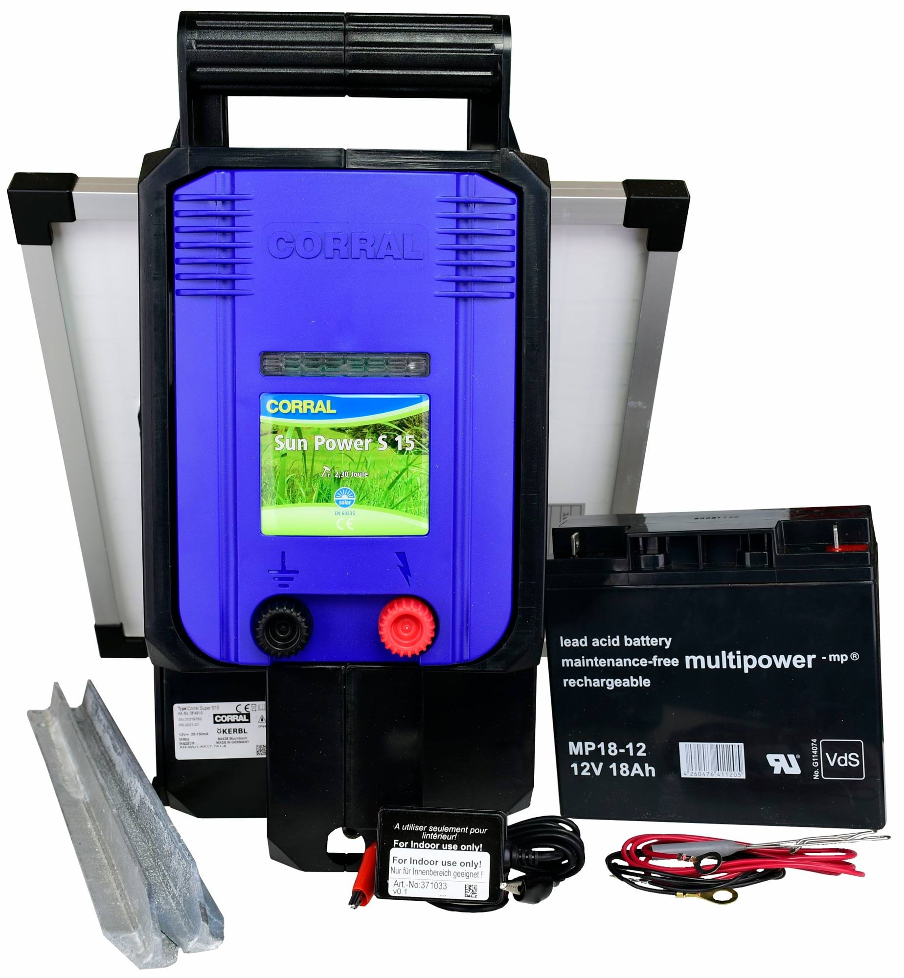 Elektrinis piemuo su saulės baterija S15 381491