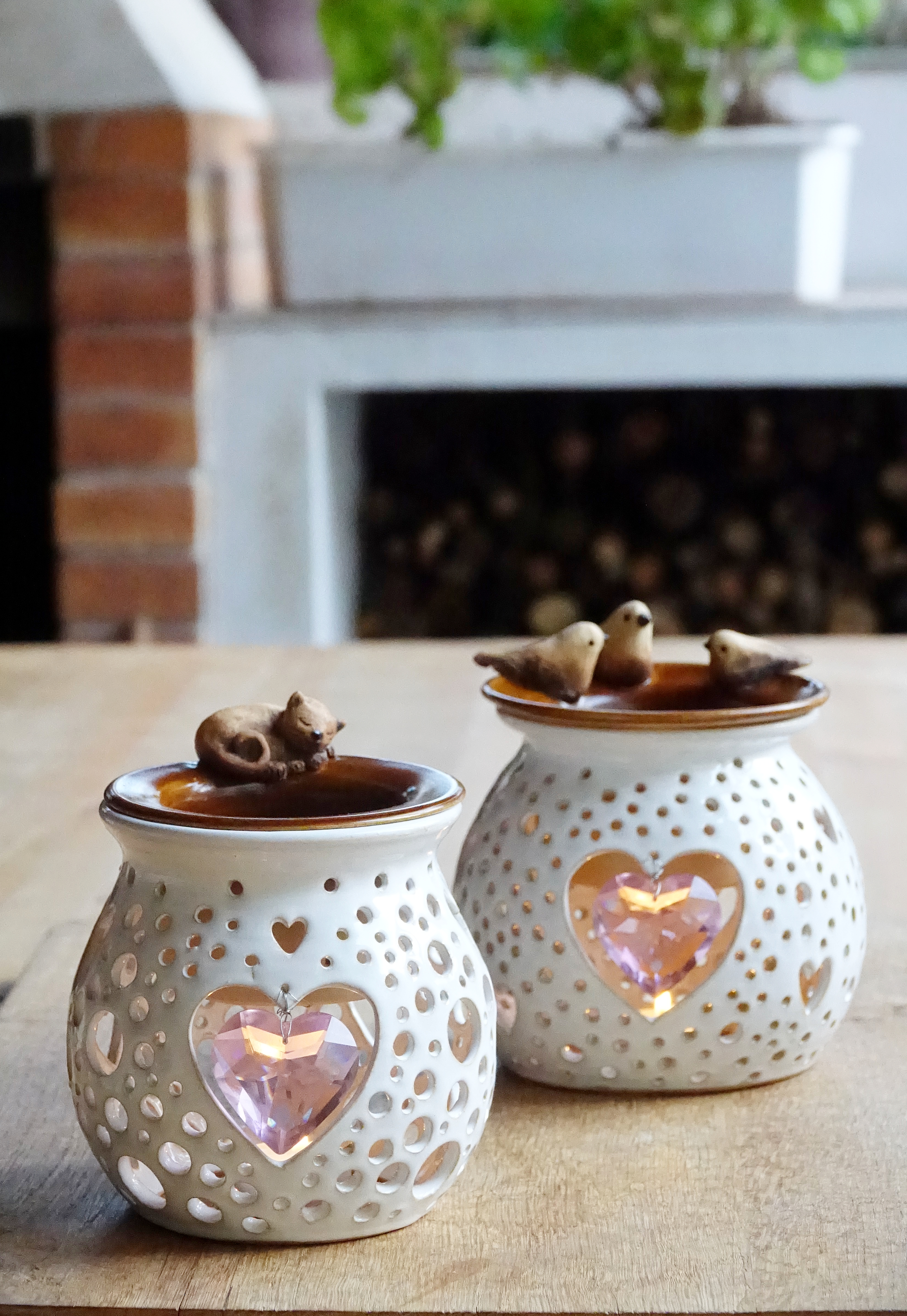 Aromalampa s ptáčky