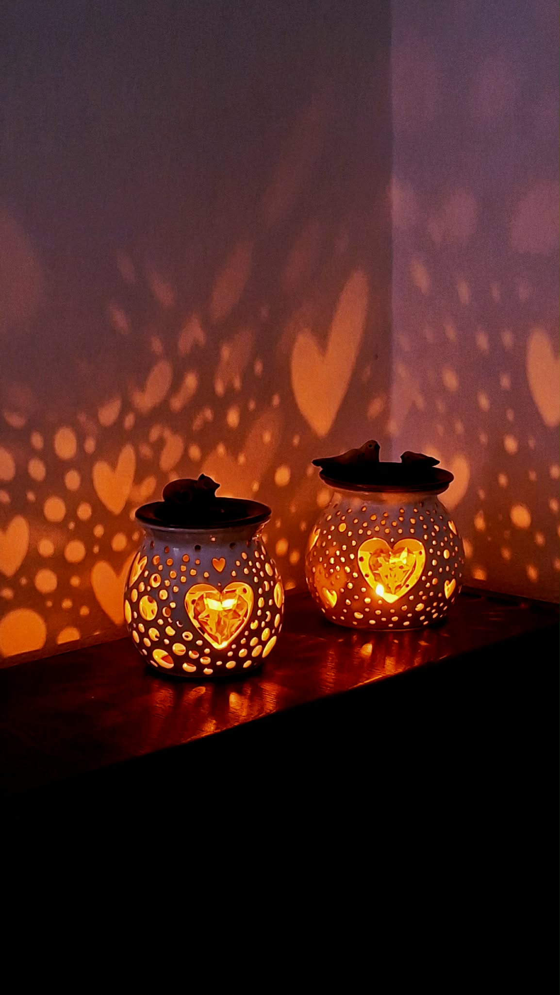 Aromalampa s ptáčky