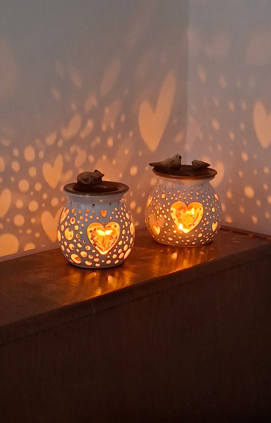 Aromalampa s ptáčky