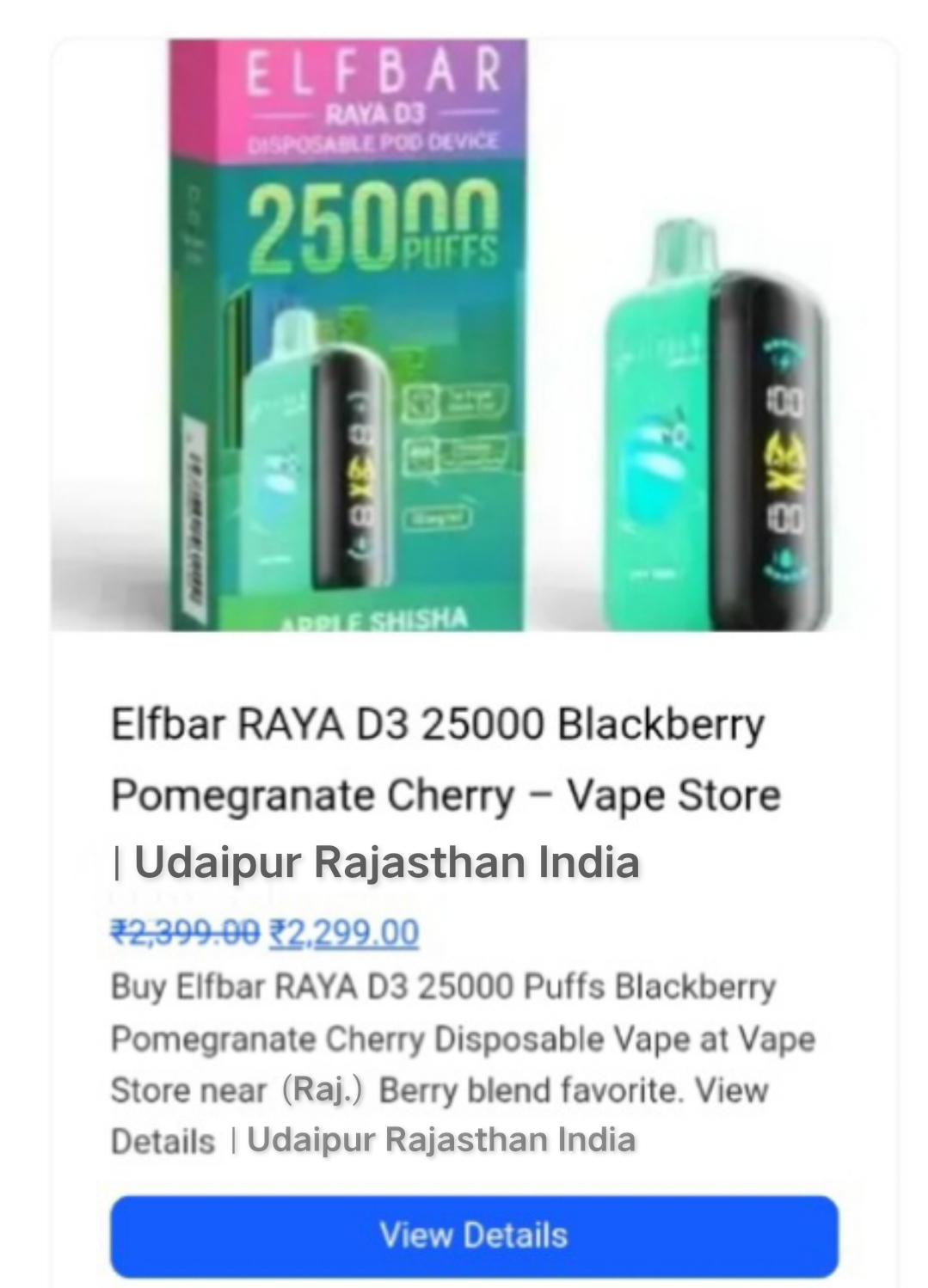 Elfbar GH23000 Disposable Vape