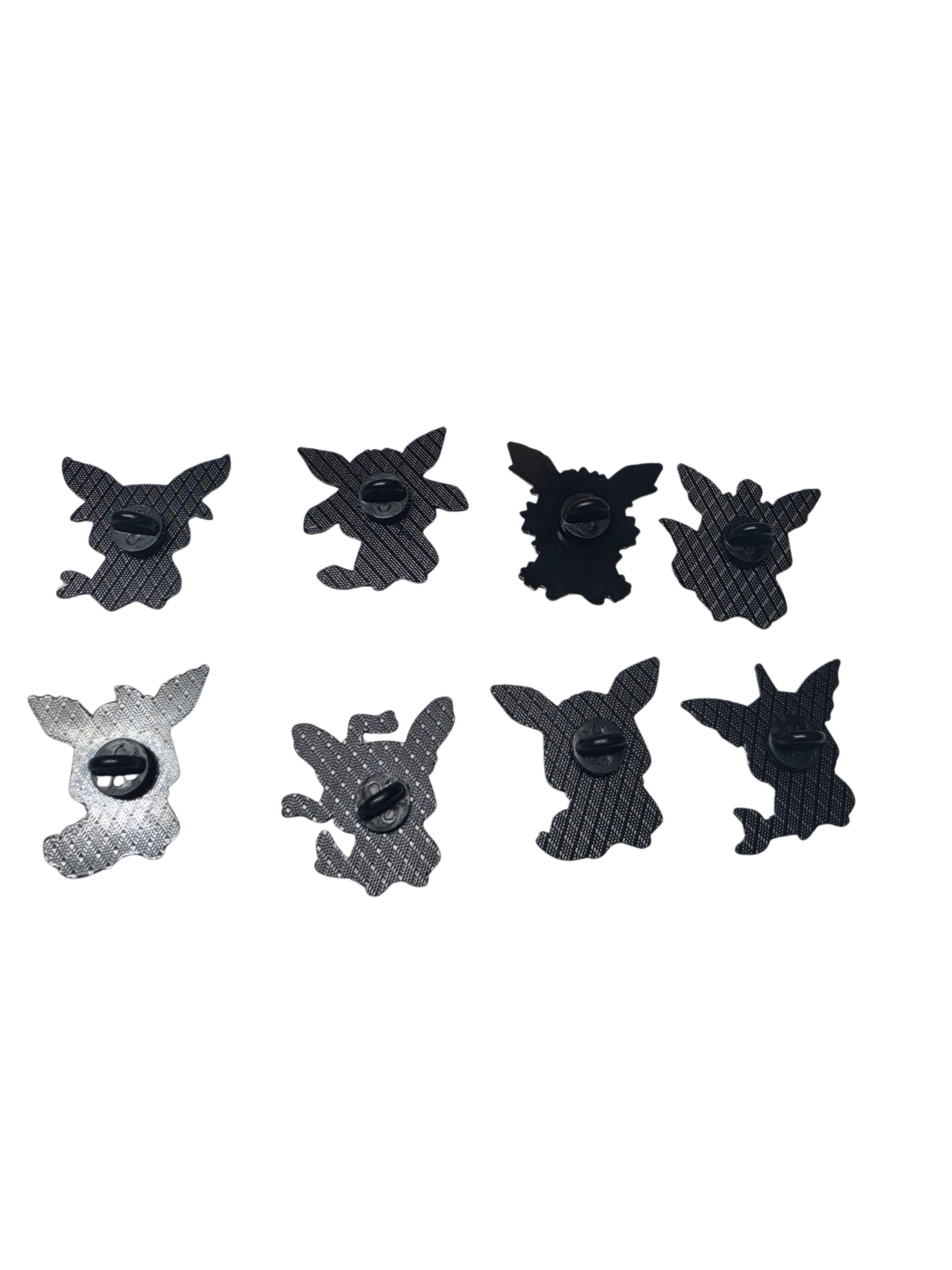 8 Pokemon Pins Pikachu Eeveelutions Eevee, Sylveon, espeon, umbreon, leafeon, glaceon, vaporeon, flareon, vaporeon