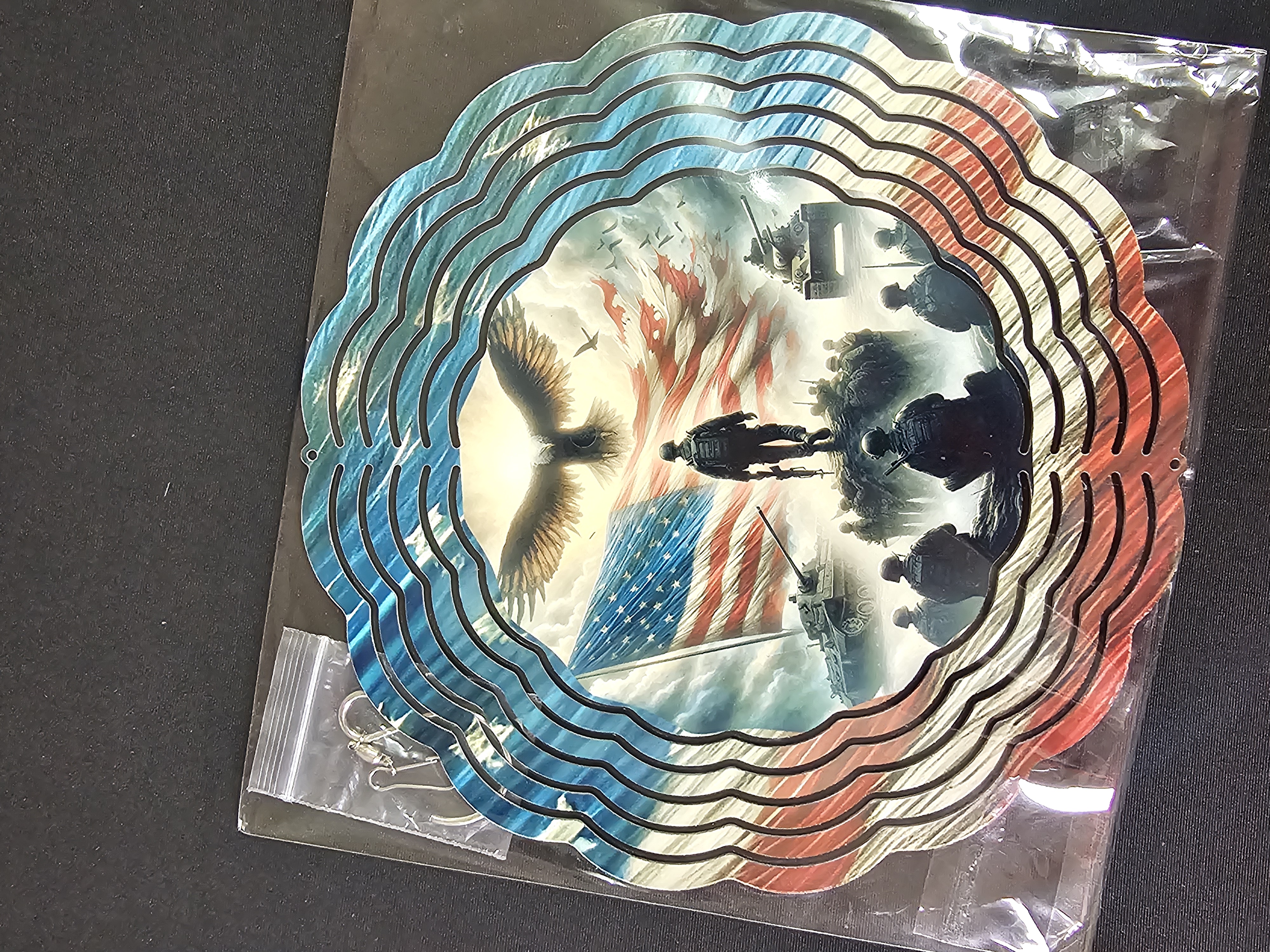 Patriotic Wind Spinner