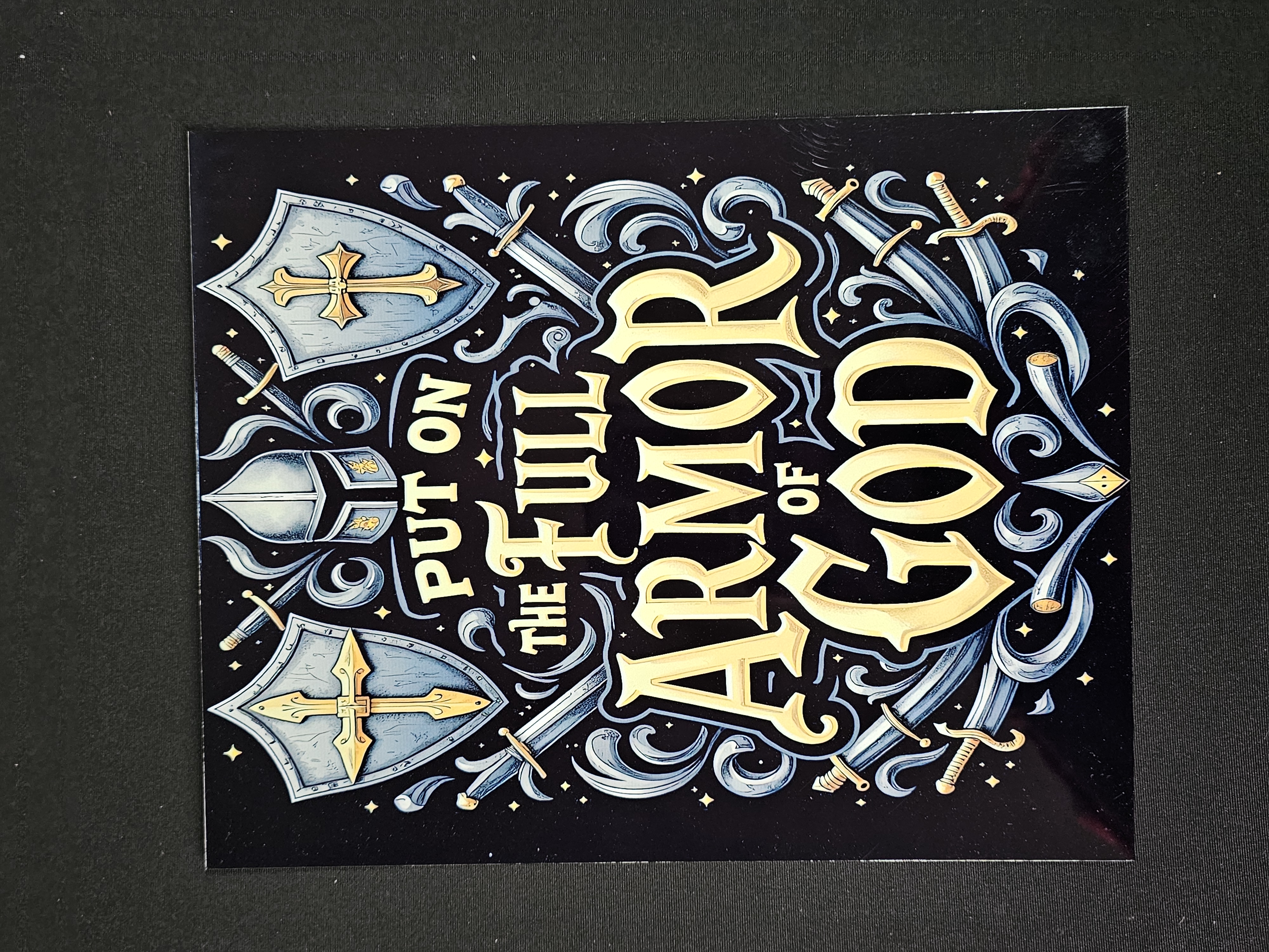 Full Armor of God Metal Art Print