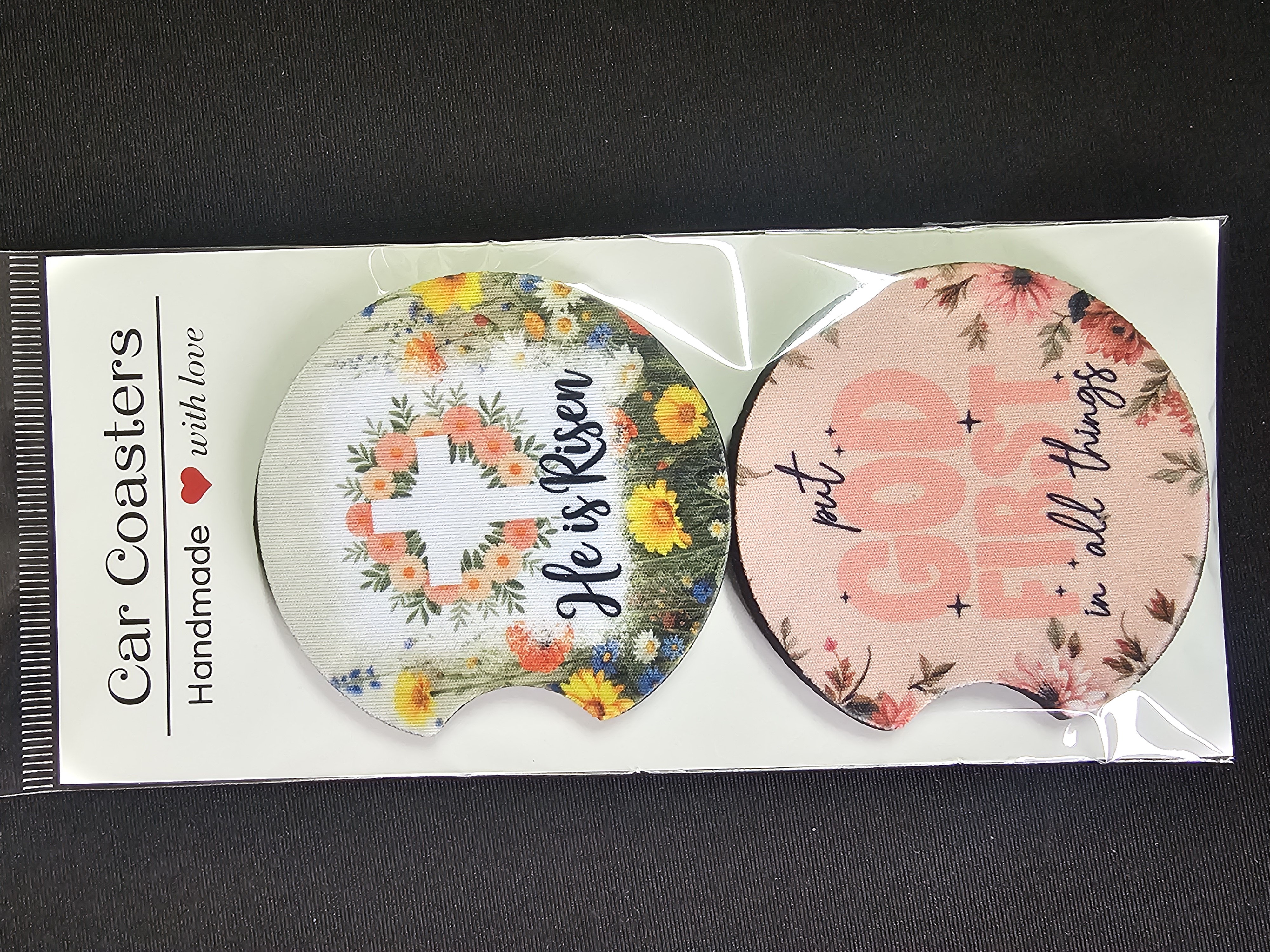 Inspirational Car Coasters Set