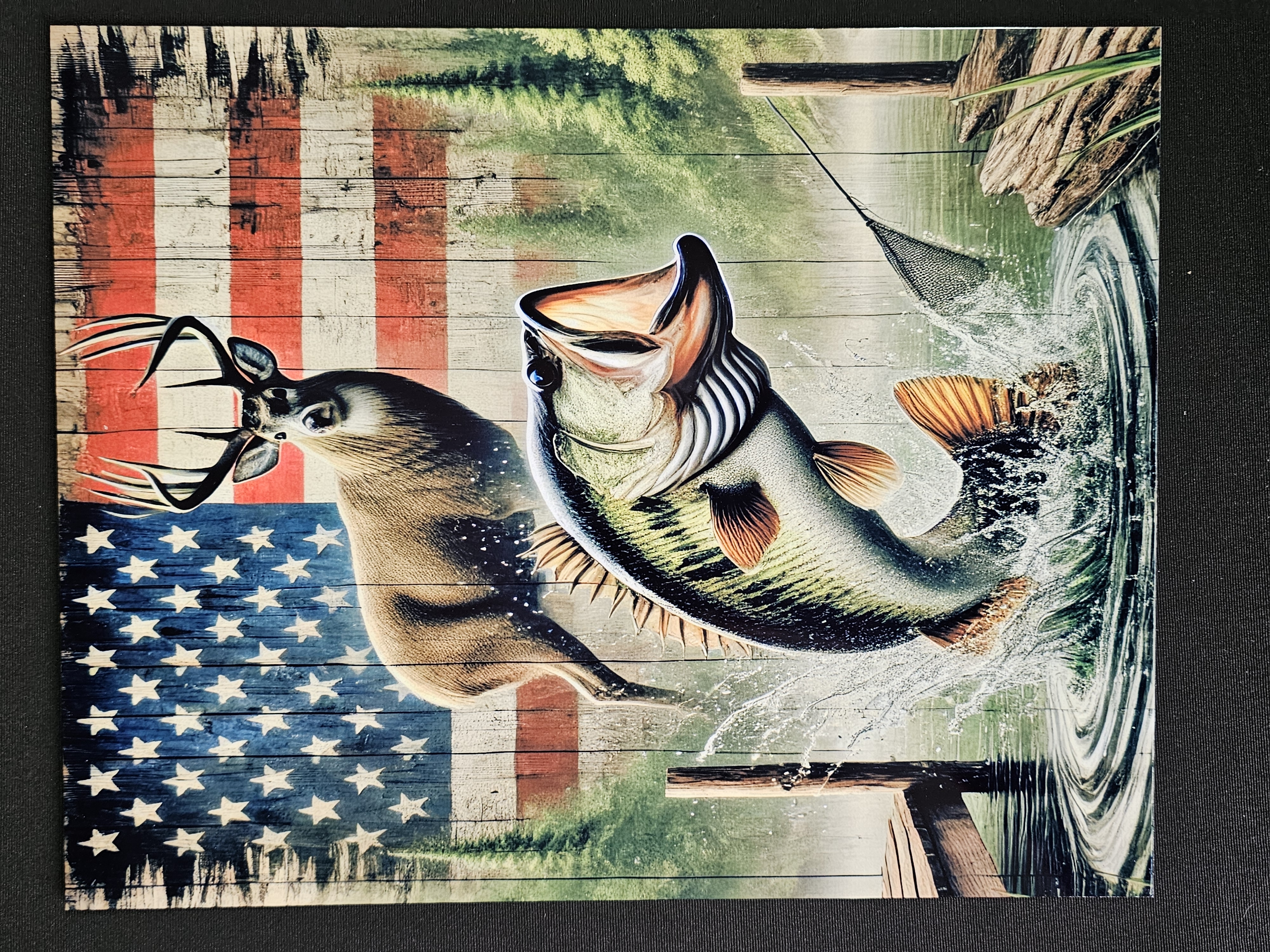 American Wildlife Metal Art Print