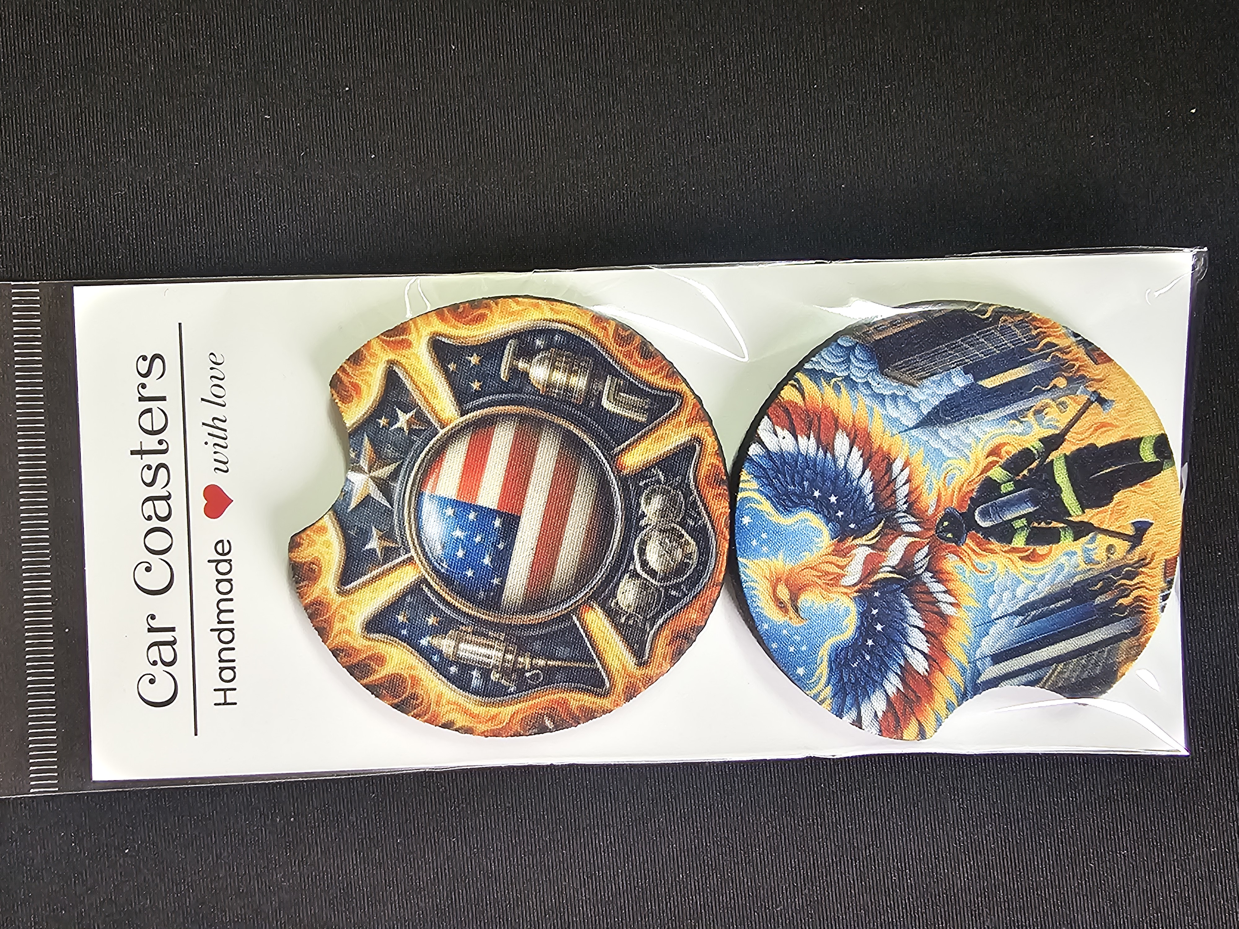 Patriotic Car Coasters