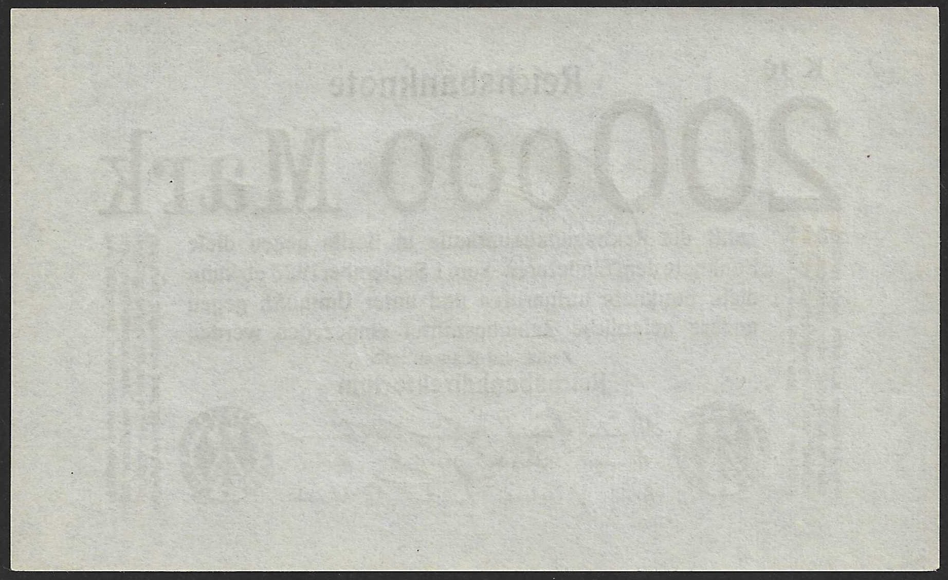 Alemania 200.000 Marcos 1923 Pick 100 SC