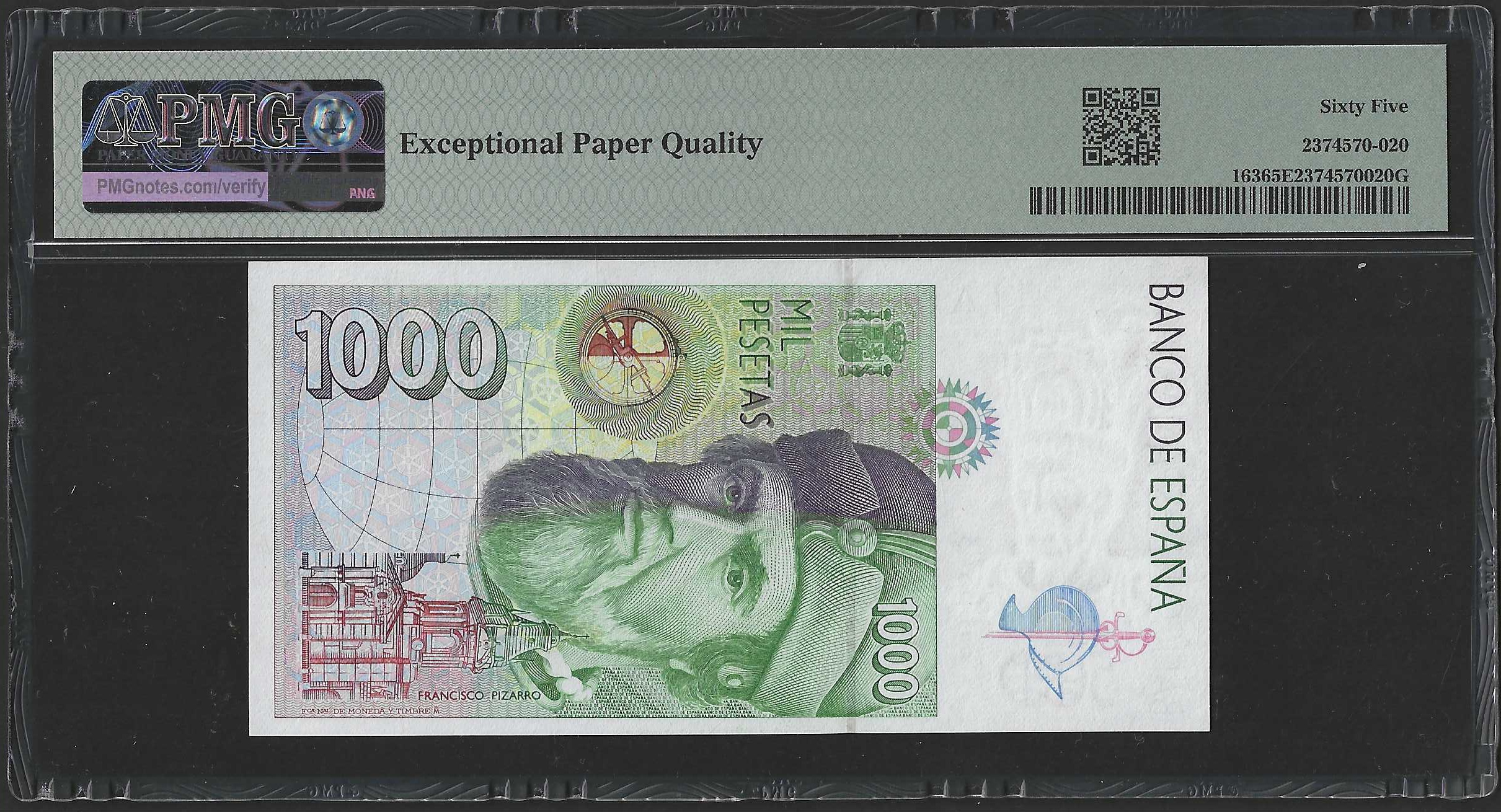 España 1000 Pesetas 1992 Pick 163