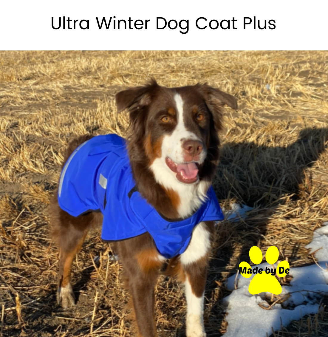Ultra Winter Dog Coat Plus Tummy Panel