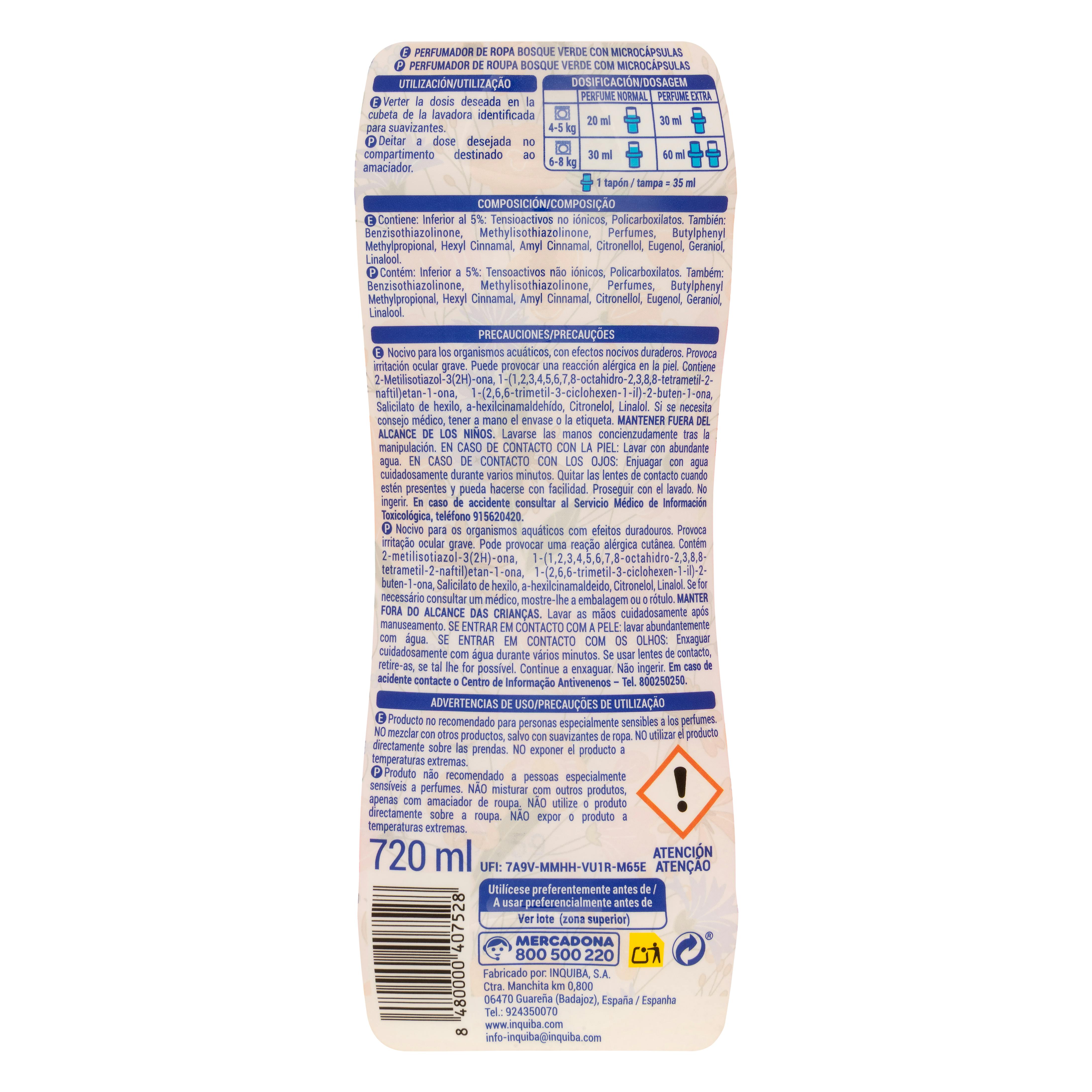 Intensyfikator zapachu do prania