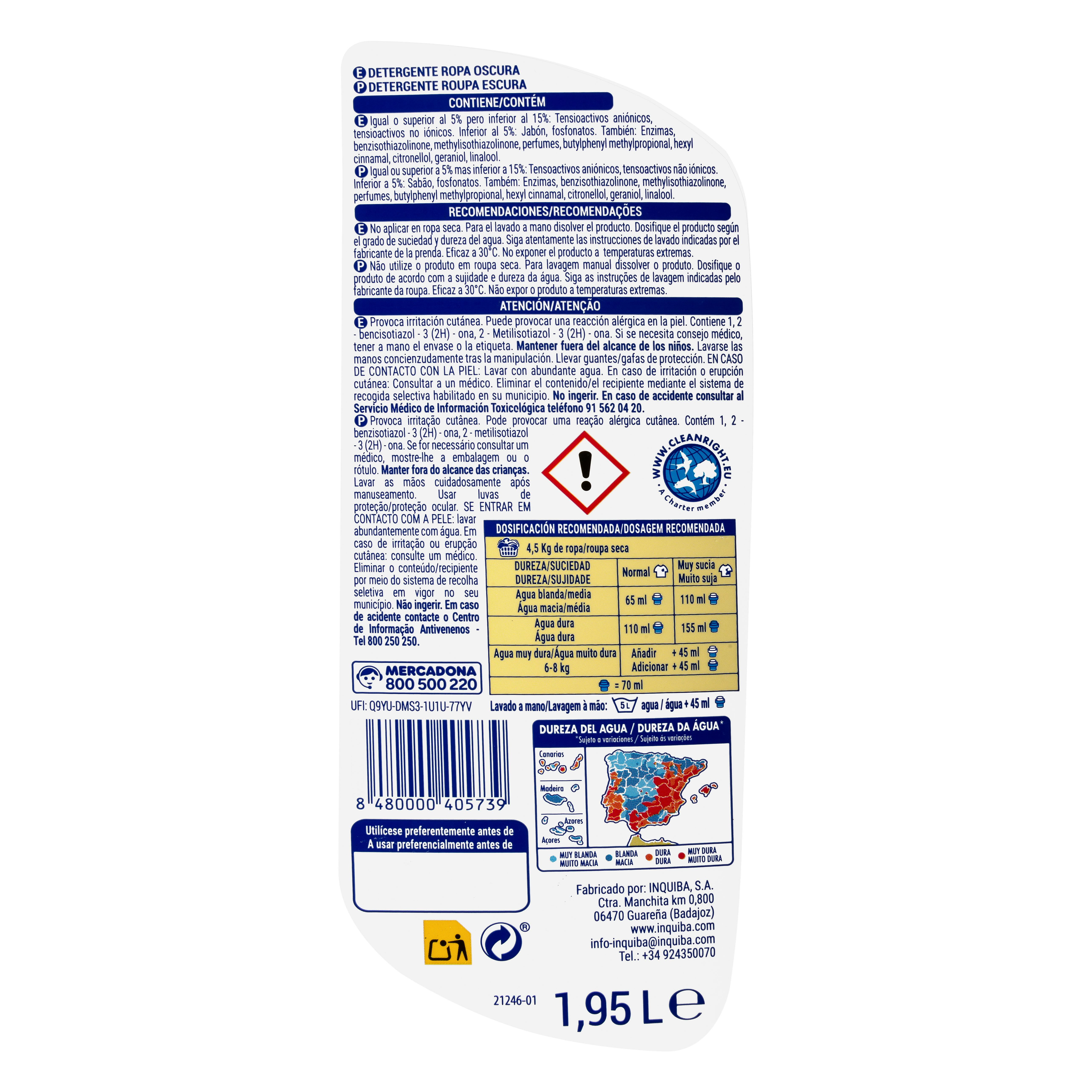 Żel do prania czarnych i ciemnych tkanin