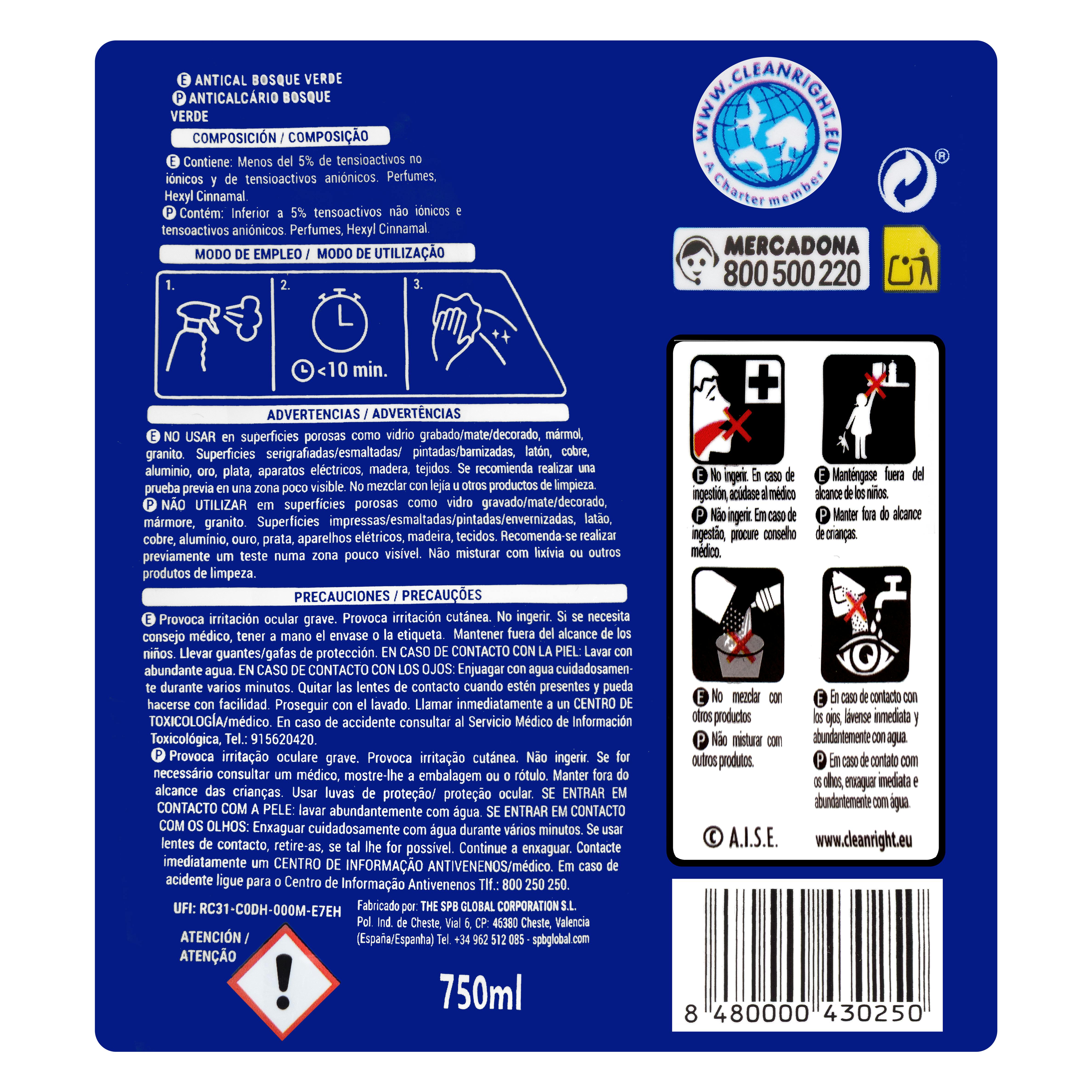 Spray przeciw osadom z kamienia 2w1