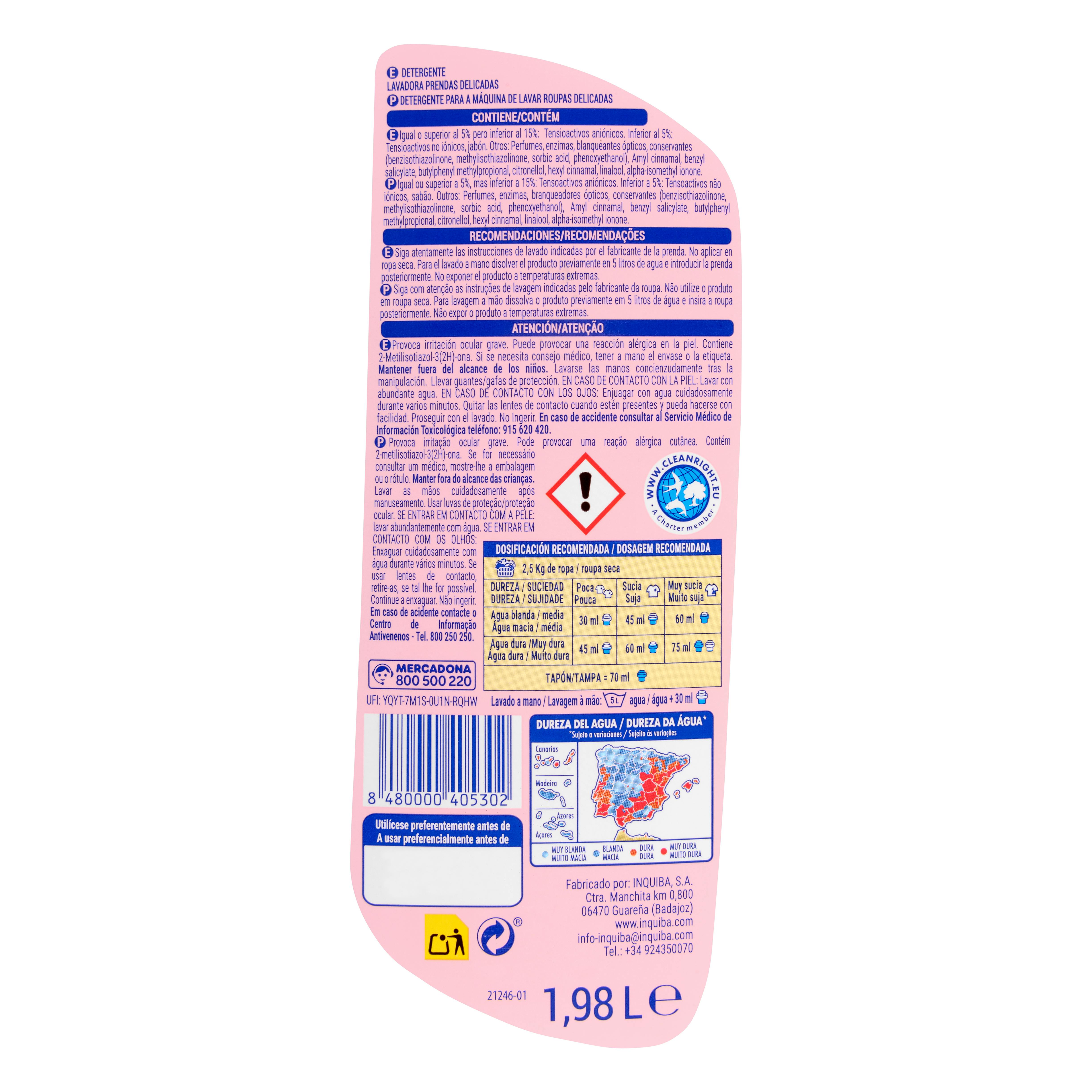 Żel do prania tkanin delikatnych