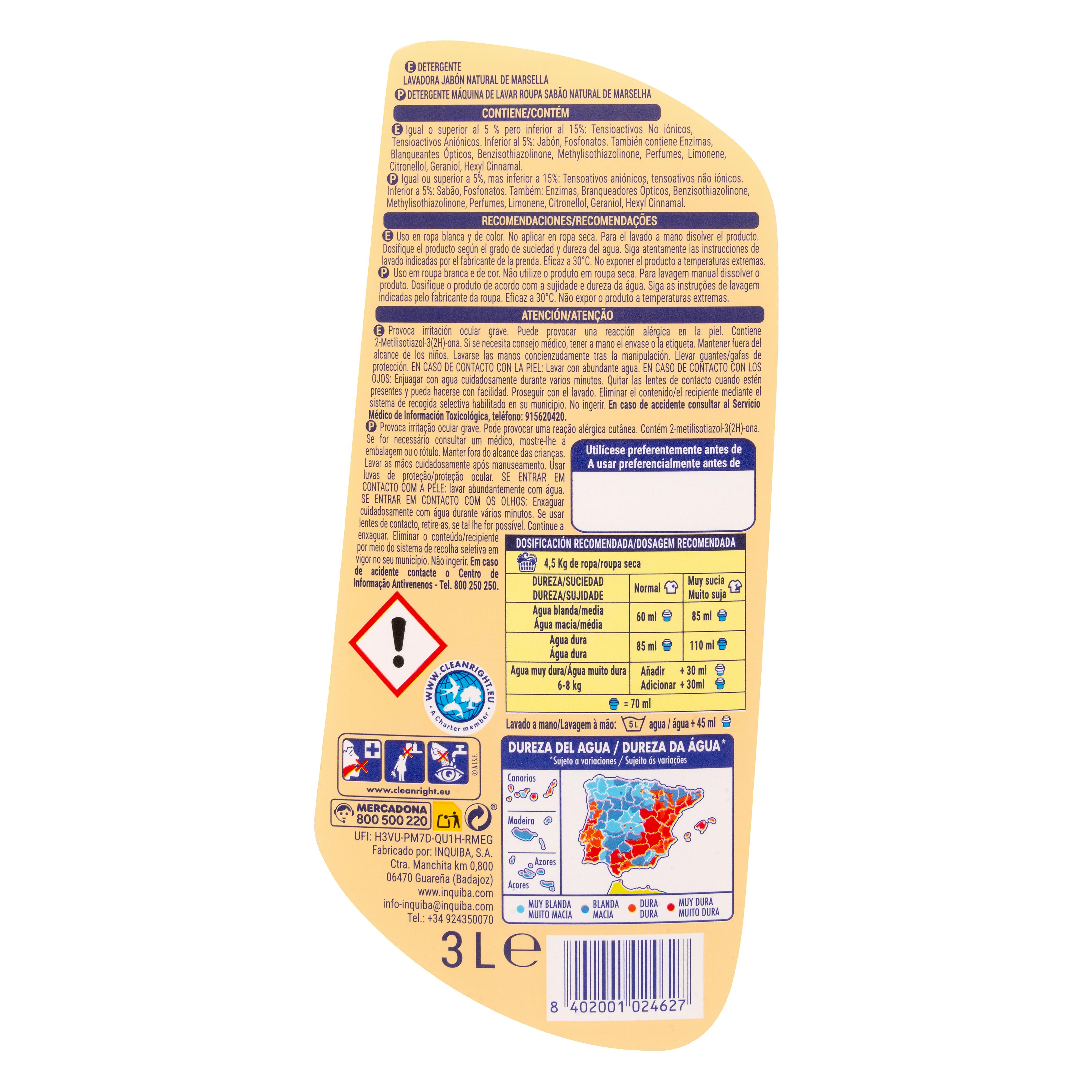 Żel do prania z naturalnym mydłem marsylskim