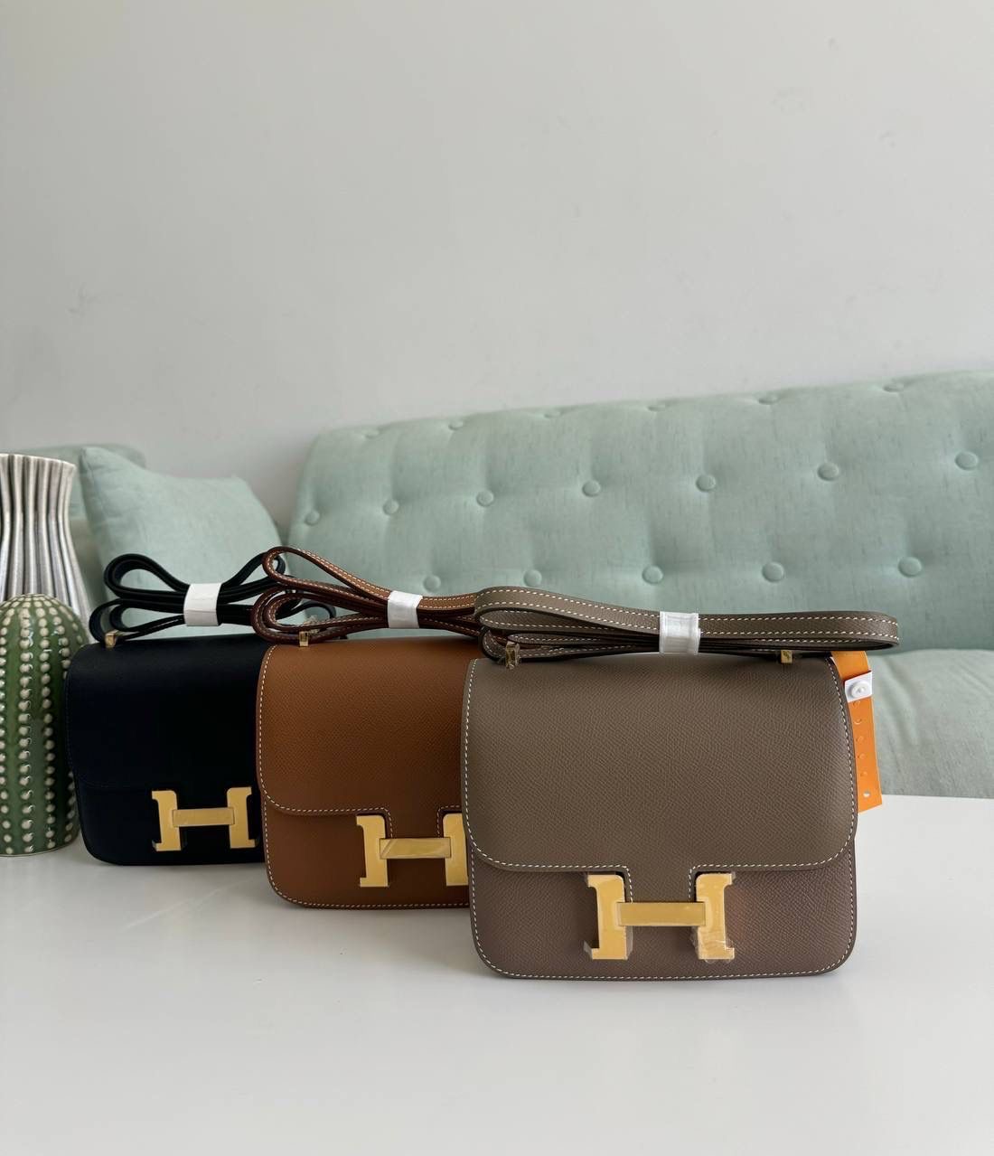 Sac Hermès Constance – Cuir Epsom Gold & Bijouterie Dorée