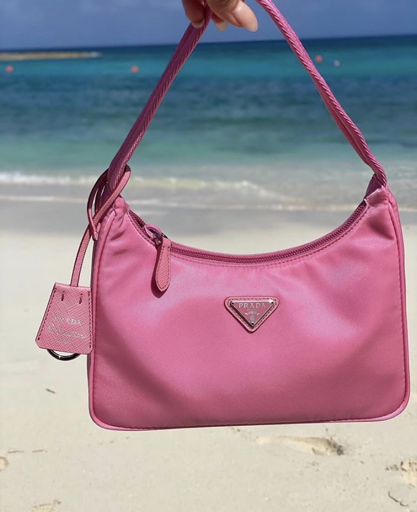 Mini Sac Hobo Rose Bonbon