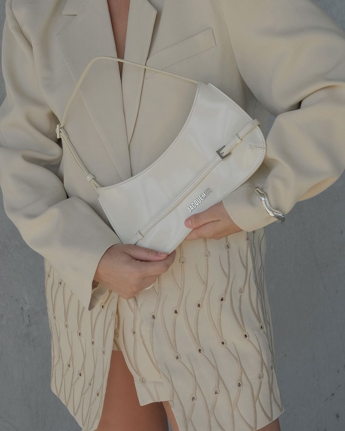Jacquemus bisou ceinture blanc