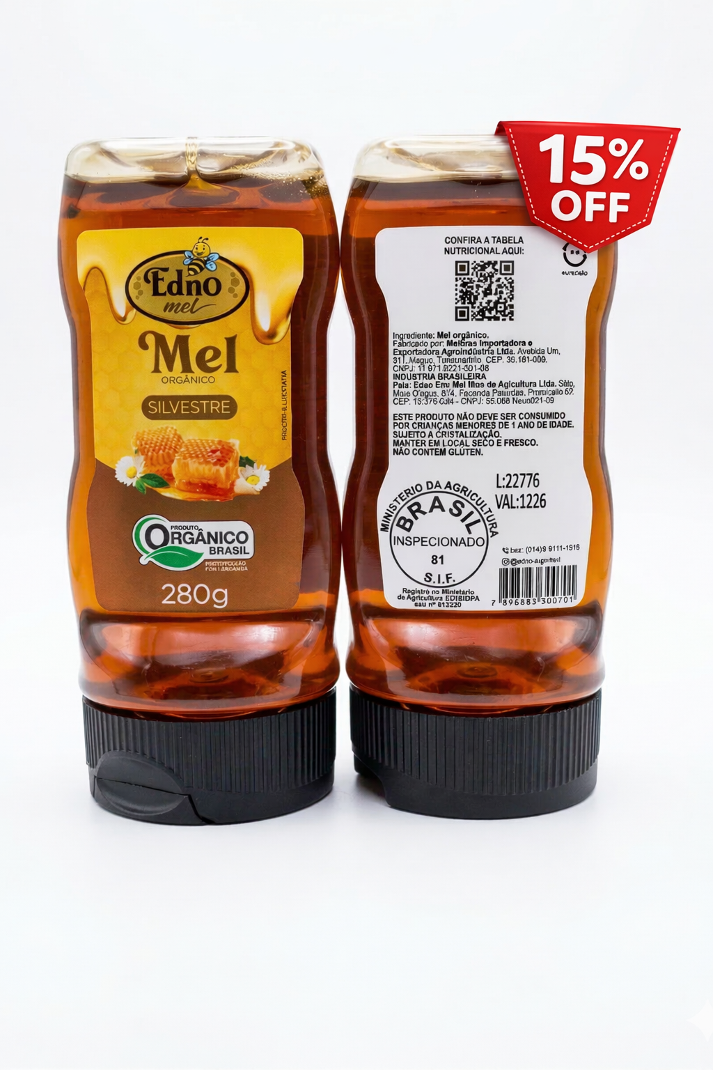 Mel Orgânico Silvestre 280g