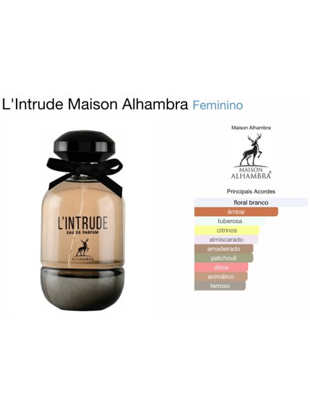 Maison Intrude Eau de Parfum Feminino – Floral Elegante e Envolvente
