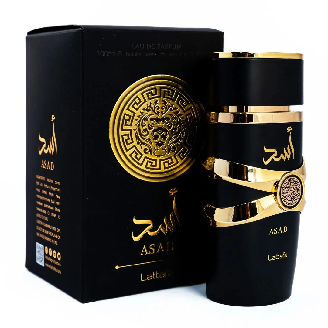 Asad Eau de Parfum Masculino – Intenso, Ambarado e Extremamente Marcante