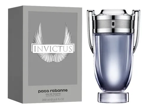 Invictus Paco Rabanne Eau de Toilette 200ml – O Aroma da Vitória em Versão Gigante