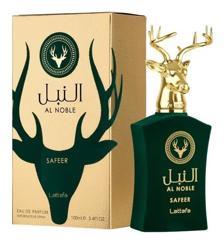 Al Noble Safeer Eau de Parfum Masculino – Intenso, Amadeirado e Sofisticado