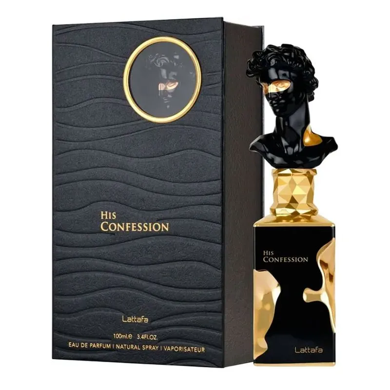 His Confession Eau de Parfum Masculino – Intenso, Sofisticado e Marcante