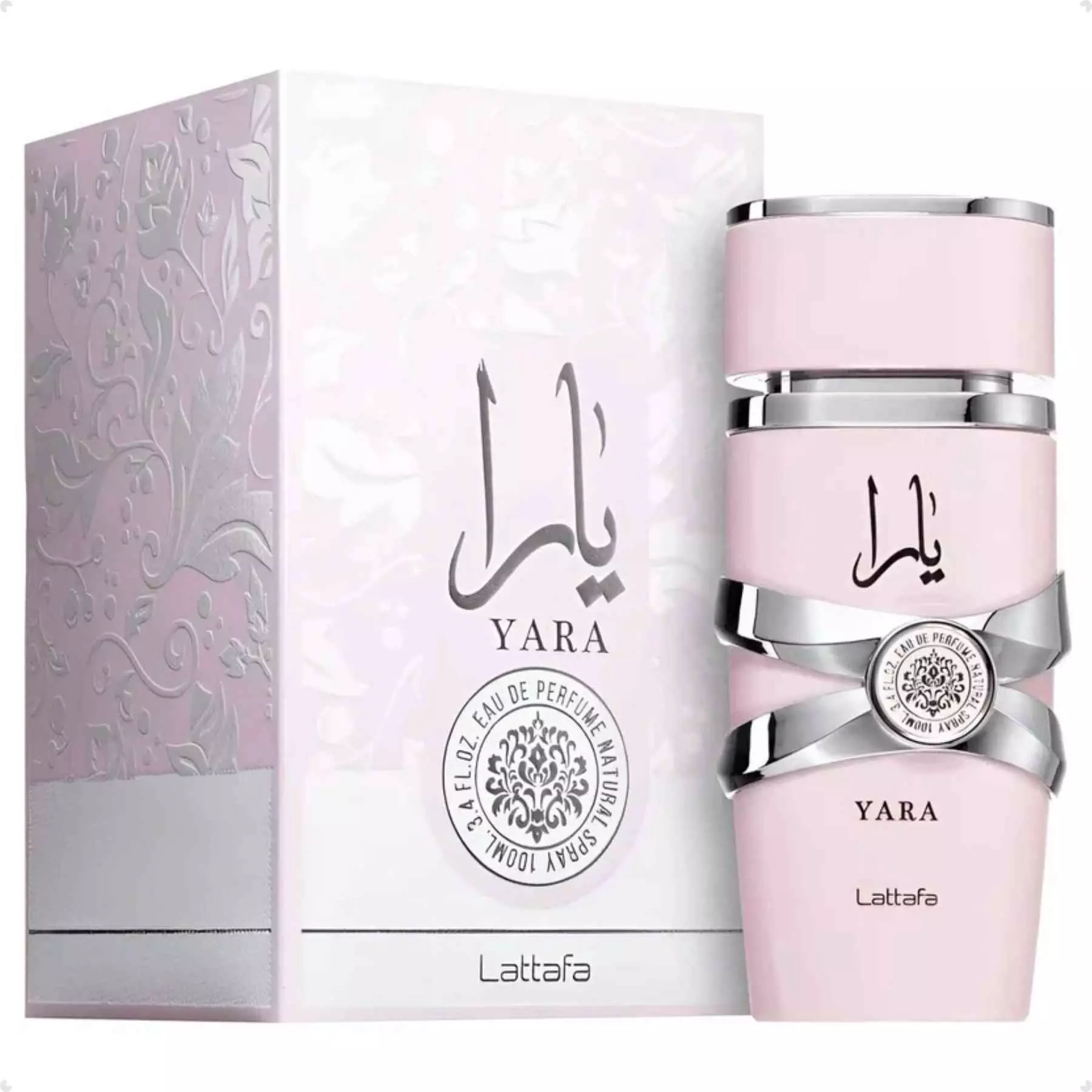 Yara Rose Eau de Parfum Feminino – Floral Doce e Sofisticado