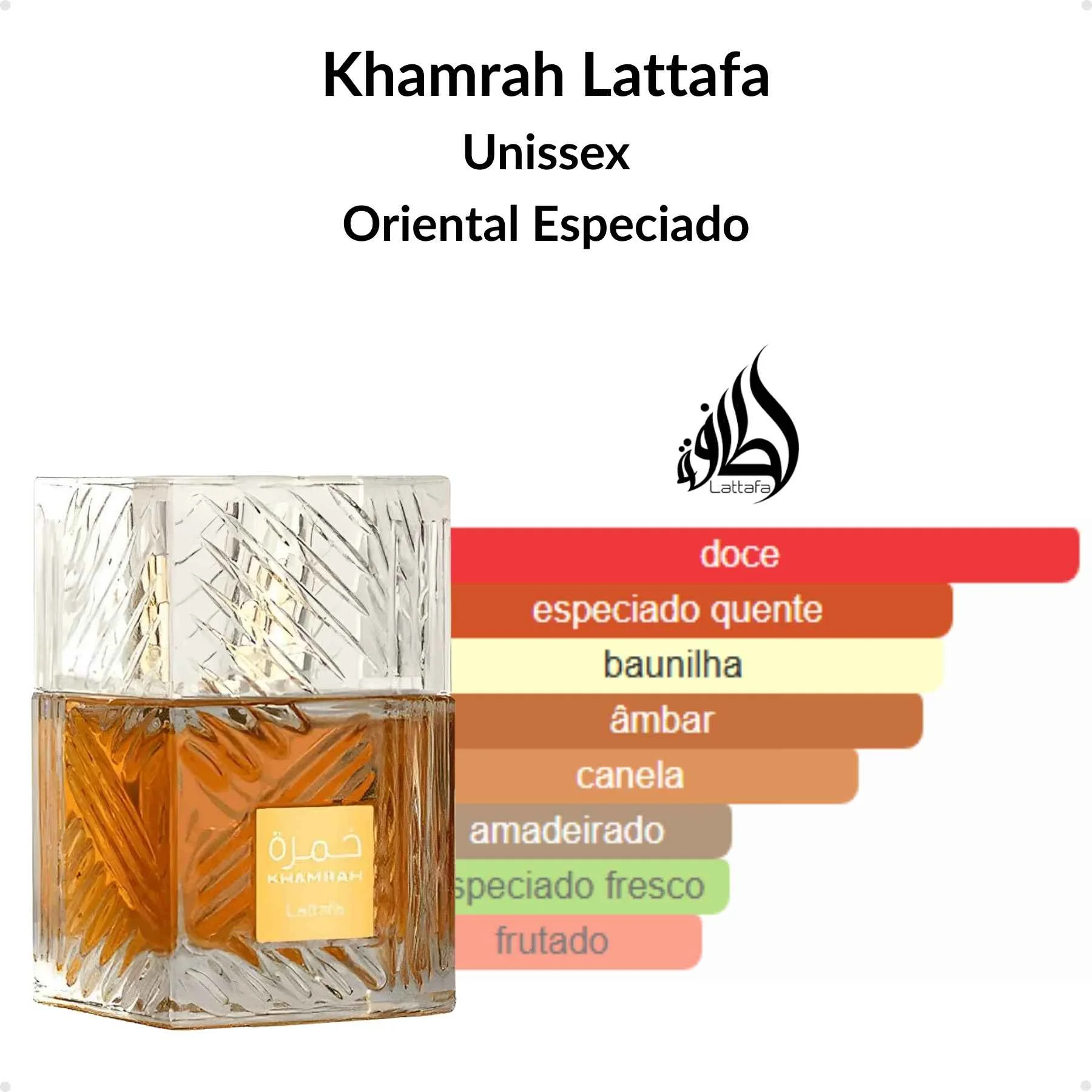 Khamrah Eau de Parfum Unissex – Doce, Quente e Extremamente Viciante