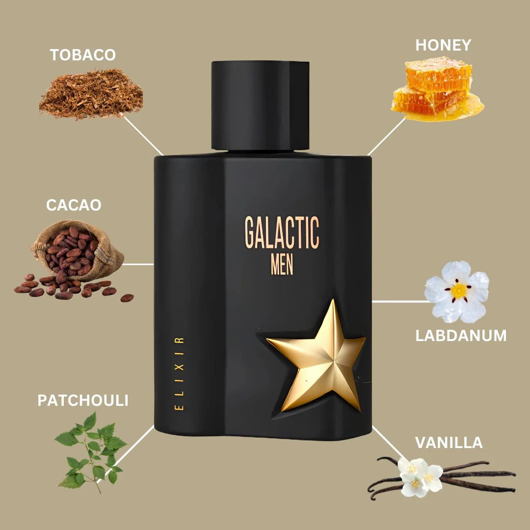 Maison Galactic Men Elixir Eau de Parfum – Poder, Intensidade e Sofisticação