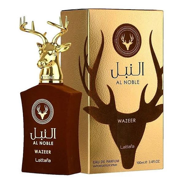 Al Noble Wazeer Eau de Parfum Masculino – Elegância Oriental com Alta Fixação