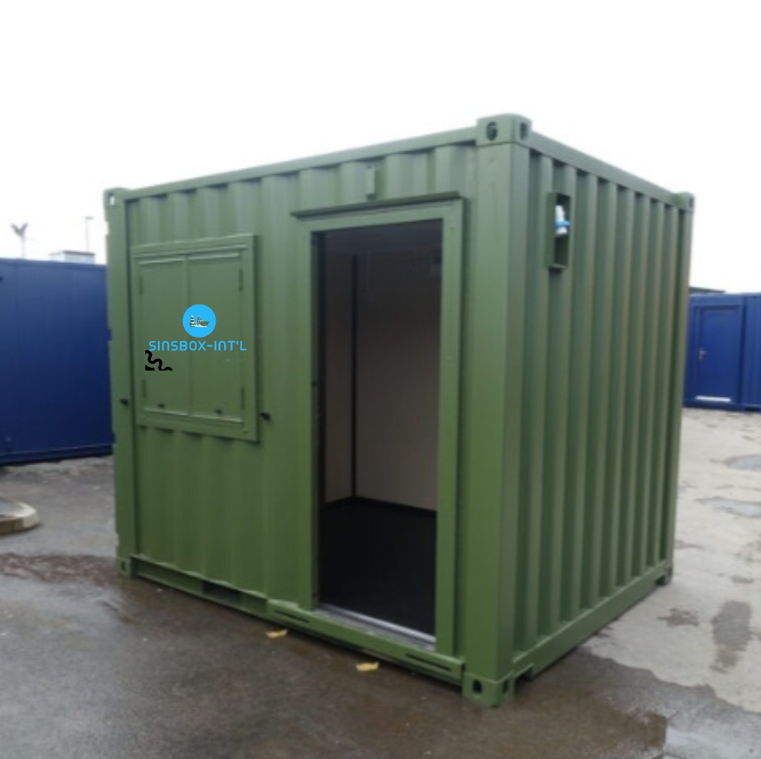 Cabine en conteneur sécurisé 15'