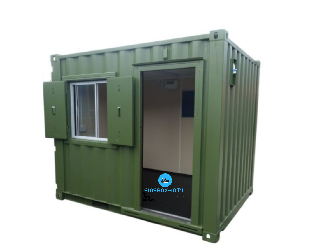 Cabine en conteneur sécurisé 15'