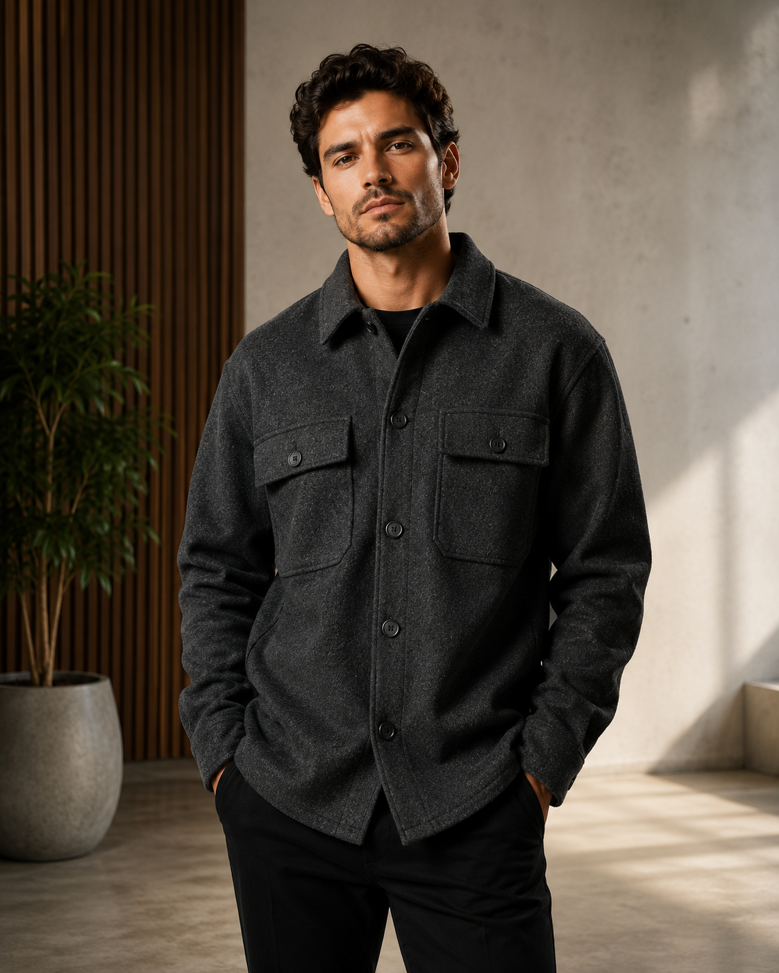 Jaqueta Camisa Masculina Malwee