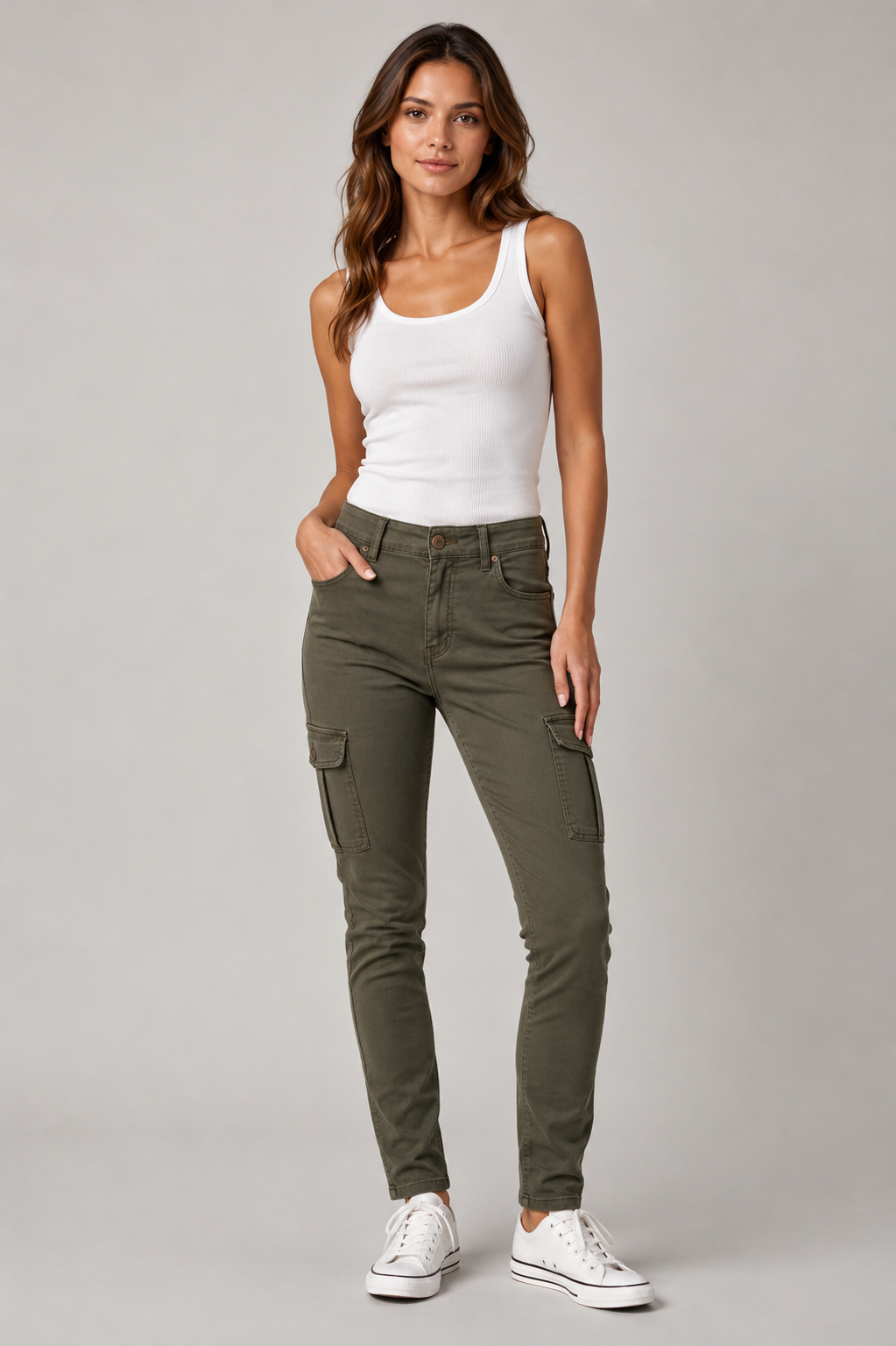 Calça Cargo Feminina 
