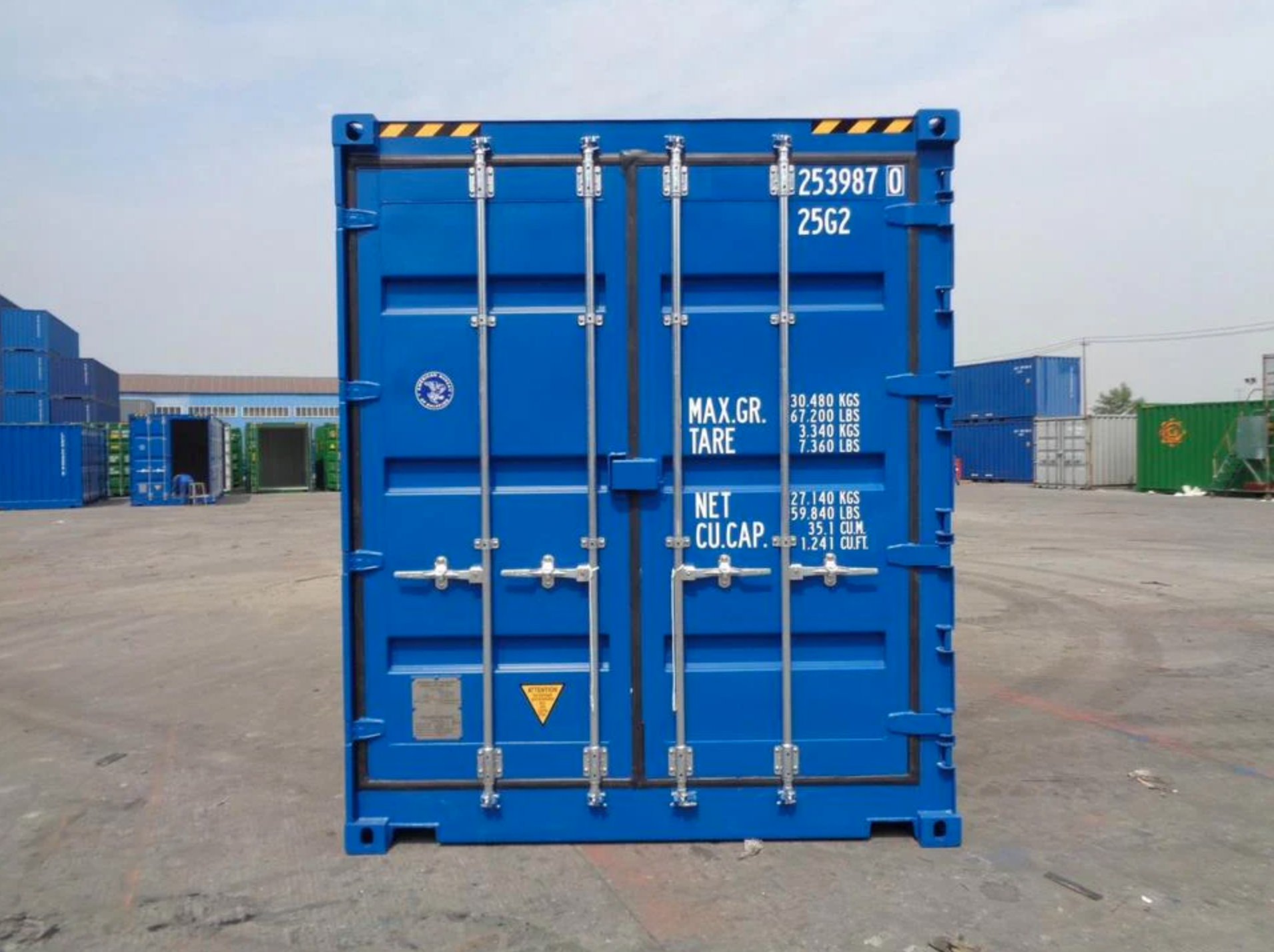 CONTENEDOR MARÍTIMO DE 20 PIES HC CON APERTURA LATERAL 