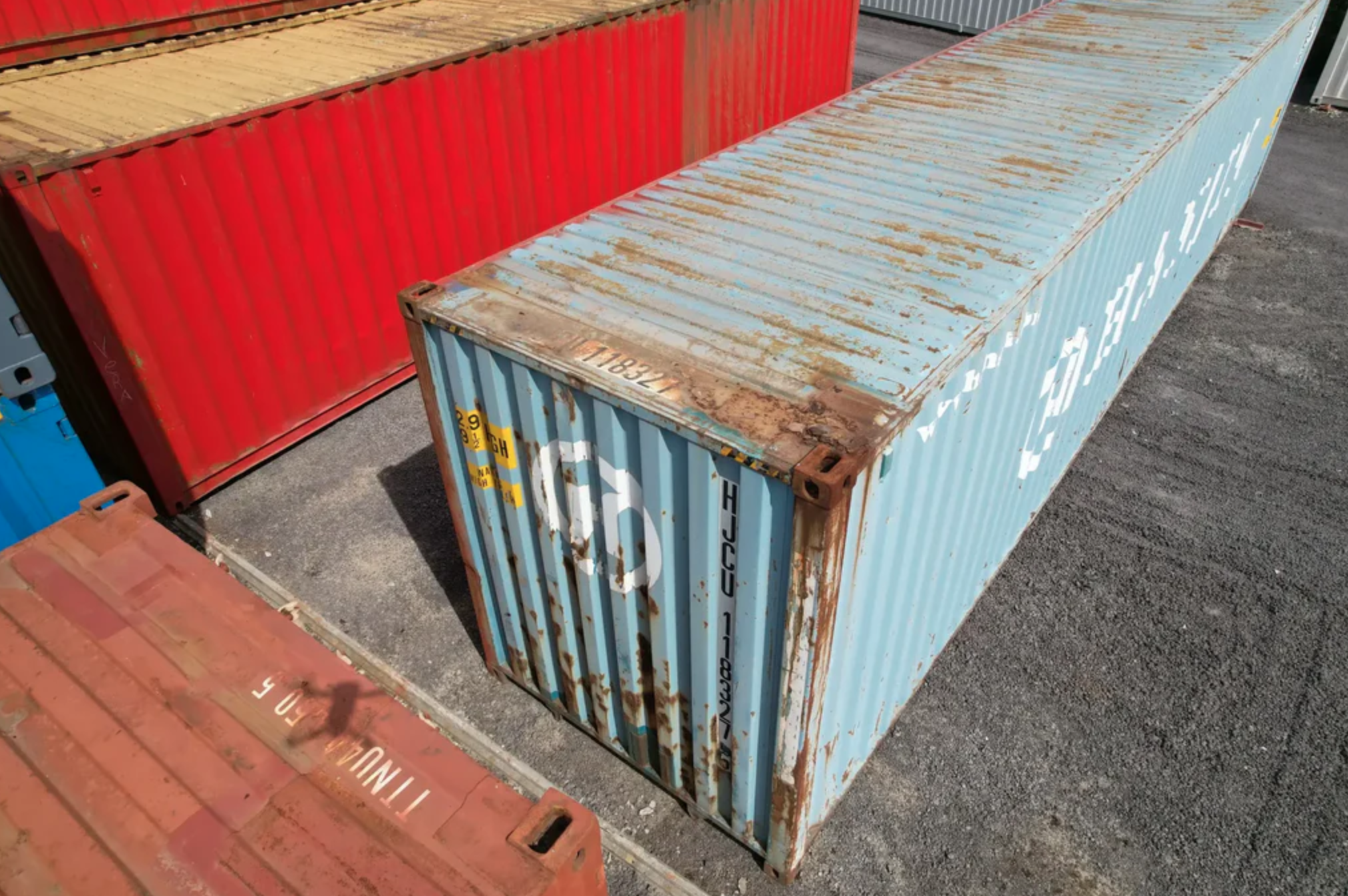 CONTENEDOR MARÍTIMO DE 40 PIES HC