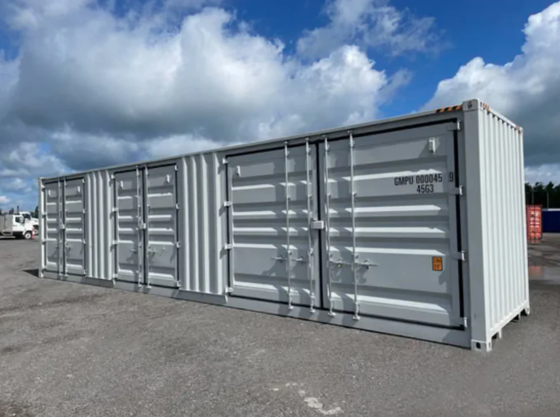 CONTENEDOR MARITIMO DE 40 PIES HC CON 3 PUERTAS LATERALES 