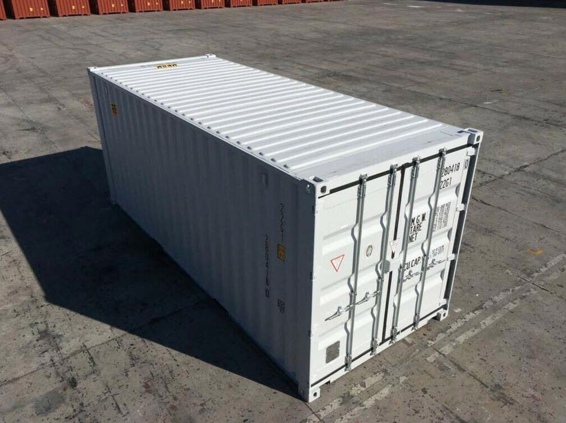 CONTENEDOR MARÍTIMO DE 20 PIES CON DOBLE PUERTA 