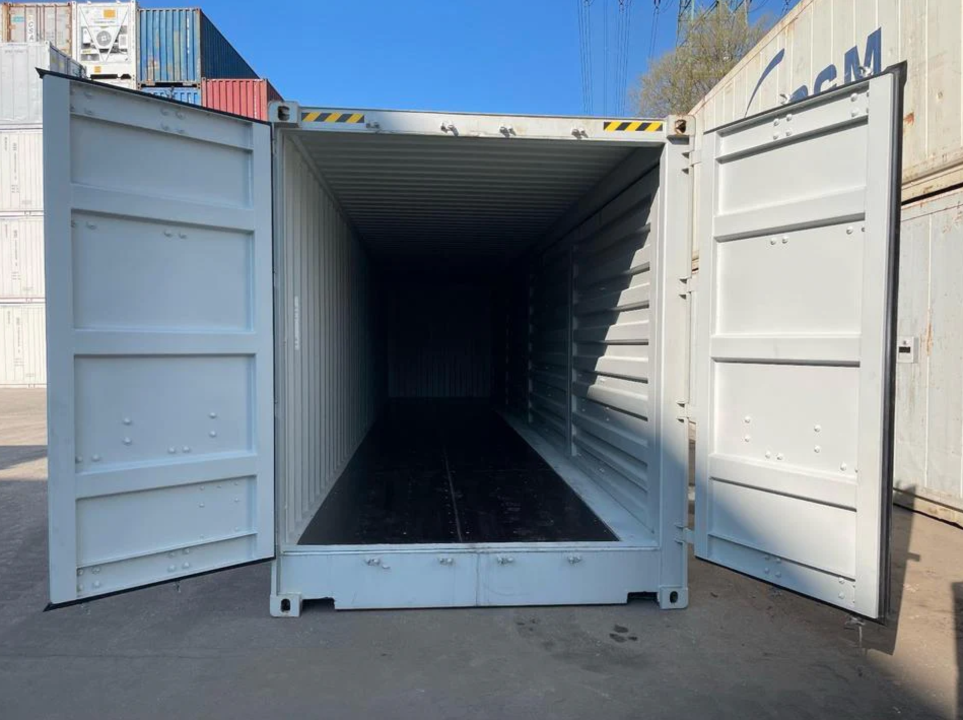 CONTENEDOR MARÍTIMO DE 40 PIES CON APERTURA LATERAL 